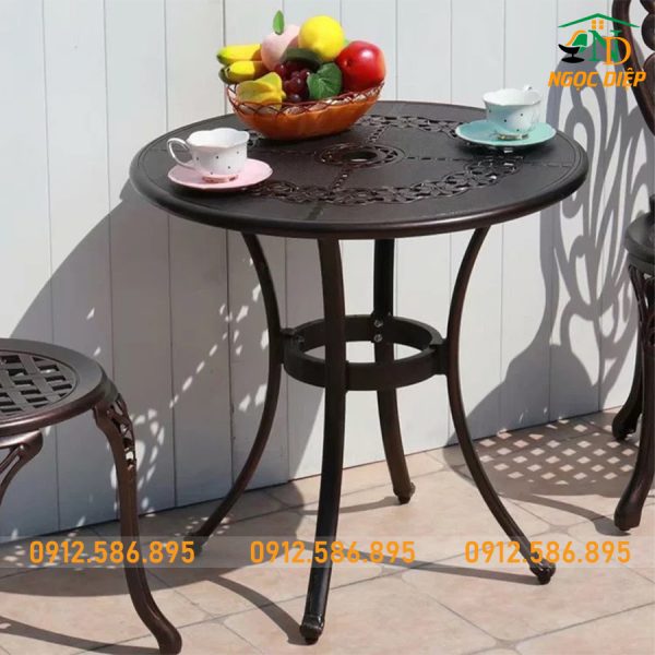 Bàn Ghế Nhôm Đúc ND-01 - Ảnh 2
