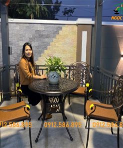Bàn Ghế Nhôm Đúc ND-02