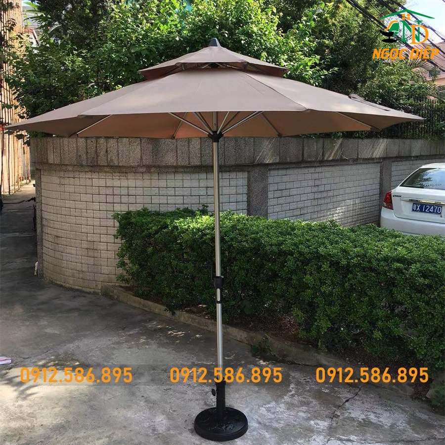 Ô dù tròn chính tâm với thiết kế chắc chắn linh hoạt