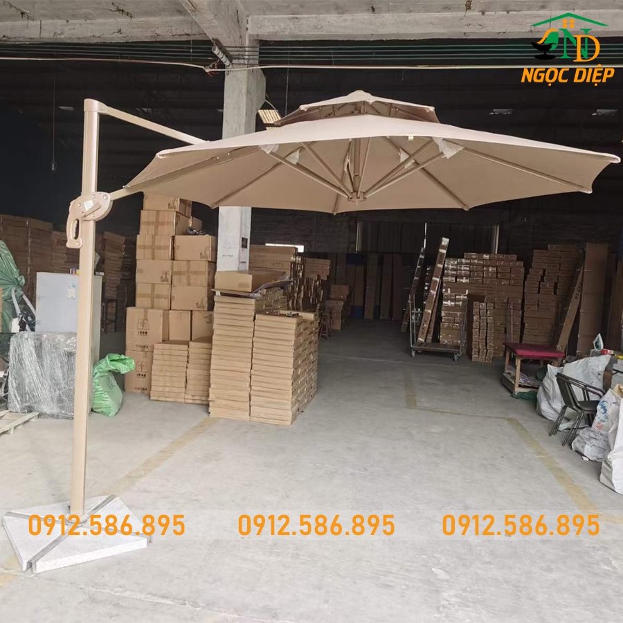 Ô dù lệch tâm được Ngọc Diệp sản xuất phân phối chất lượng uy tín tại Vĩnh Phúc