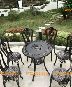 Bộ Bàn 6 Ghế Nhôm Đúc ND-09
