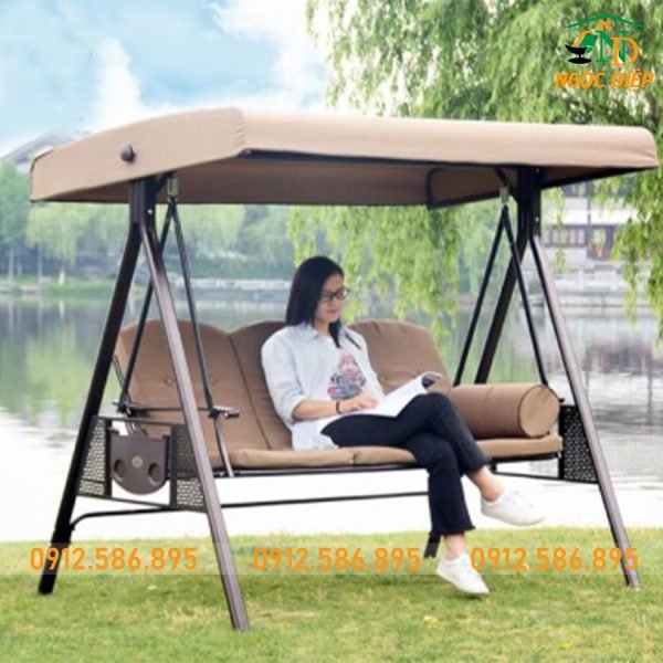 Bộ Xích Đu 3 Chỗ Ngồi - Mái Dù
