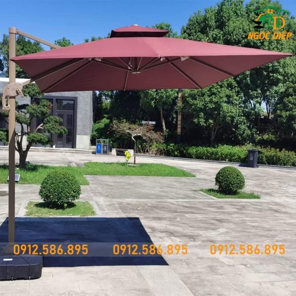 Ô Dù Lệch Tâm Khung Hợp Kim Nhôm OD-08