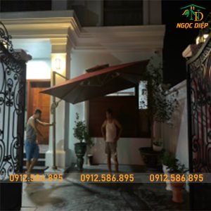 Ô Dù Lệch Tâm Khung Hợp Kim Nhôm Đúc OD-12