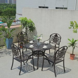 Bàn Ghế Nhôm Đúc