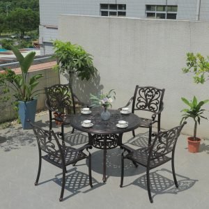 Bàn Ghế Nhôm Đúc