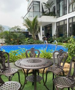 Giao hàng &lắp đặt bộ bàn ghế ngoài trời tại Hồ Đại Lải- Vĩnh Phúc