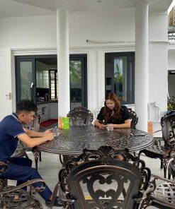 Giao hàng & Lắp đặt bộ bàn ghế sân vườn cho khách hàng ở Hải Phòng