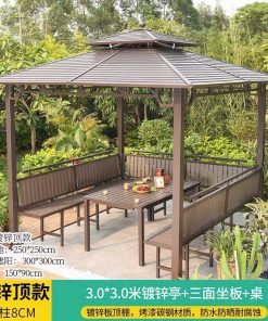 Nhà chòi Tứ Giác Mái thép dập sóng