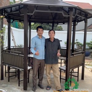 Bộ Nhà Chòi Bát Giác giao cho chị khách ở Hà Nội tháng cuối năm ạ