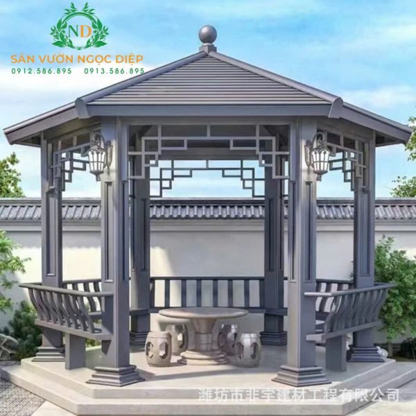 NHÀ CHÒI LỤC GIÁC NHÔM - Hình ảnh 2
