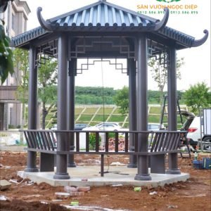 NHÀ CHÒI LỤC GIÁC NHÔM