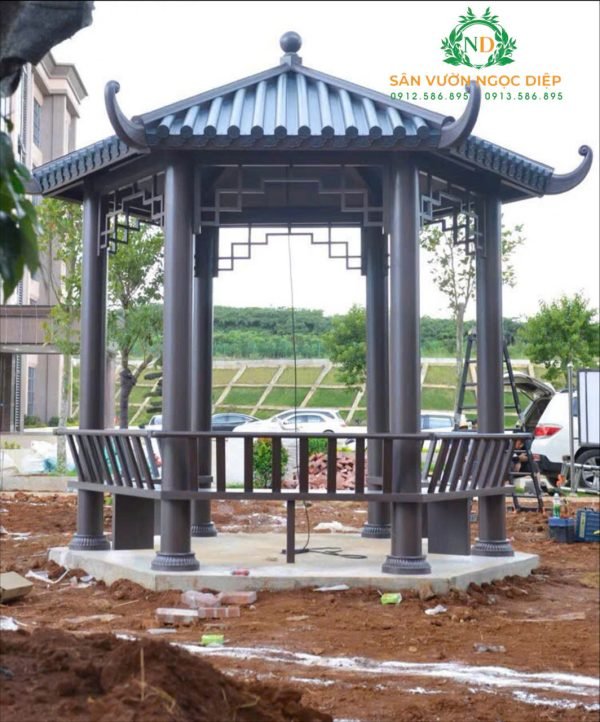 NHÀ CHÒI LỤC GIÁC NHÔM