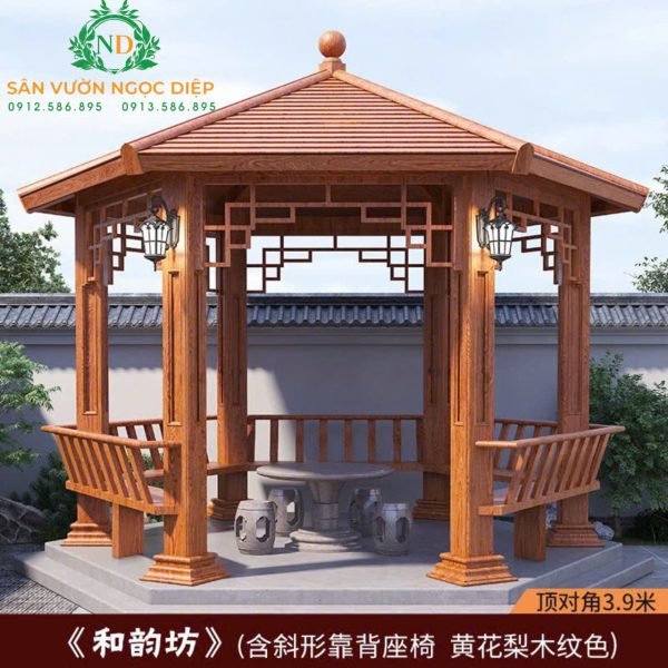 NHÀ CHÒI LỤC GIÁC NHÔM - Hình ảnh 4