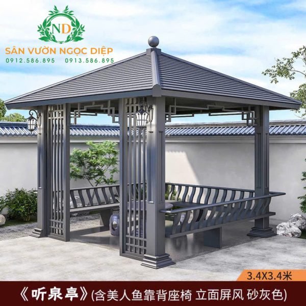 NHÀ CHÒI VUÔNG- CỬA THANH DỌC - Hình ảnh 2