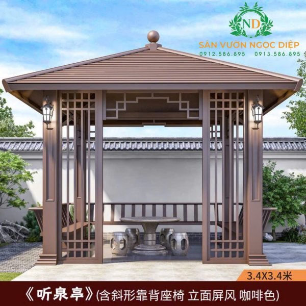 NHÀ CHÒI VUÔNG- CỬA THANH DỌC - Hình ảnh 3