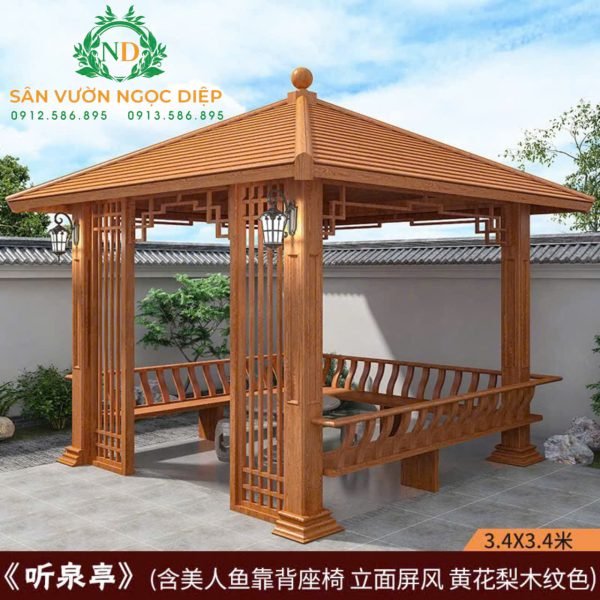NHÀ CHÒI VUÔNG- CỬA THANH DỌC - Hình ảnh 4