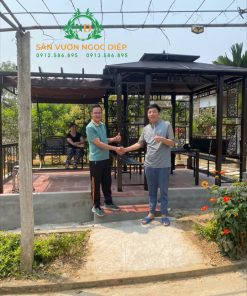 Nhà chòi lắp ghép kết hợp xích đu  tại Lập Thạch - Vĩnh Phúc
