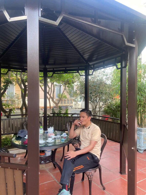 NHÀ CHÒI LẮP GHÉP NHẬP KHẨU- MẪU BÁT GIÁC TẠI MÊ LINH- HÀ NỘI - Hình ảnh 2