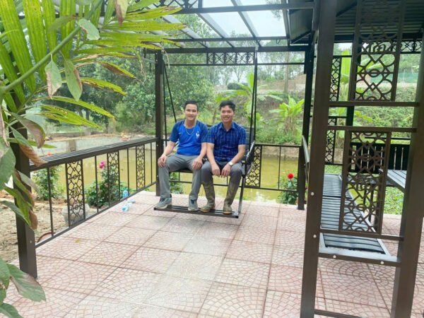 Bộ nhà chòi kết hợp xích đu tại Ba Vì- Hà Nội đã được bàn giao