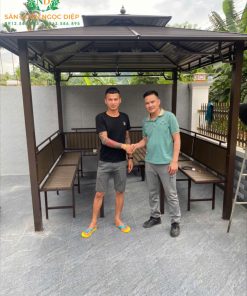 Nhà chòi cột thép hộp đơn bàn giao tại Hà Tĩnh