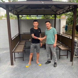 Nhà chòi cột thép hộp đơn bàn giao tại Hà Tĩnh