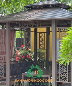 Alternative view of Bộ nhà chòi cột đôi 3mx3m lắp đặt tại Hoài Đức- Hà Nội