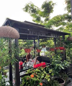 Alternative view of Bộ nhà chòi thép hộp cột đôi mái 3mx3m được bàn giao tại Vĩnh Tường- Vĩnh Phúc ạ