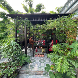 Bộ nhà chòi thép hộp cột đôi mái 3mx3m được bàn giao tại Vĩnh Tường- Vĩnh Phúc ạ