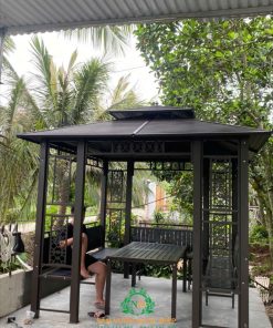 Nhà chòi cột thép đôi 3mx3m bàn giao tại Tp Hải Dương