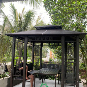 Nhà chòi cột thép đôi 3mx3m bàn giao tại Tp Hải Dương