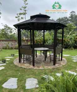 Đội kỹ thuật của Ngọc Diệp tiếp tục bàn giao bộ nhà chòi bát giác tại Bình Xuyên- Vĩnh Phúc