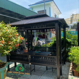 Nhà chòi cột đôi mái thép kích thước 3mx3m tại Nghệ An đã được ban giao