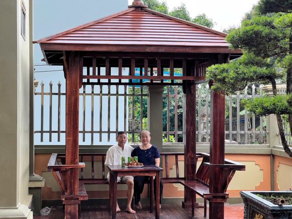 Lắp đặt bộ NHÀ CHÒI GỖ THÔNG tại Hà Nam - Ảnh 2